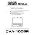 ALPINE CVA1005R Service Manual cover photo