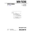 SONY WMFX290 Service Manual cover photo