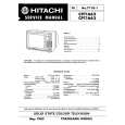 HITACHI CPT1662 Service Manual cover photo