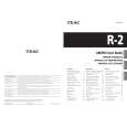 TEAC R-2 Owner's Manual cover photo
