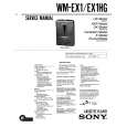 SONY WM-EX102 Service Manual cover photo