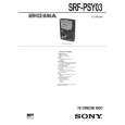 SONY SRF-PSY03 Service Manual cover photo