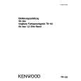 KENWOOD MB-3 Owner's Manual cover photo