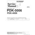 PIONEER PDK-5006E/WL Service Manual cover photo
