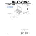 SONY PCGTR1A Service Manual cover photo