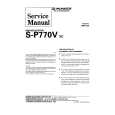 PIONEER SP770V XC Service Manual cover photo