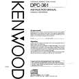 KENWOOD DPC361 Owner's Manual cover photo