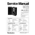 TECHNICS SB-3170 Service Manual cover photo