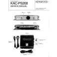 KENWOOD KACPS200 Service Manual cover photo