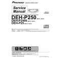 PIONEER DEH-P250/XM/UC Service Manual cover photo