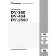 PIONEER DV-360-S/WVXCN Owner's Manual cover photo