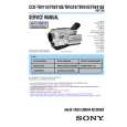 SONY CCD-TRV118 Owner's Manual cover photo