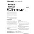 PIONEER S-HTD540/XTW/UC Service Manual cover photo