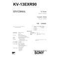 SONY KV13EXR90 Service Manual cover photo