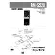 SONY RMS520 Service Manual cover photo