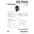 SONY HCDF250AV Service Manual cover photo