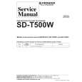 PIONEER SD-T500W/SAM Service Manual cover photo