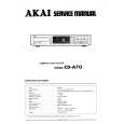 AKAI CD-A70 Service Manual cover photo