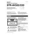 SONY STR-AV320 Owner's Manual cover photo