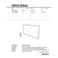 SONY PFM42B2E Service Manual cover photo