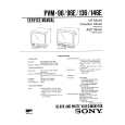 SONY PVM136 Service Manual cover photo