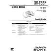 SONY XVT33F Service Manual cover photo