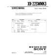 SONY XR-22SWMK3 Service Manual cover photo