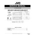 JVC KDG311 Service Manual cover photo