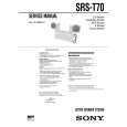 SONY SRST70 Service Manual cover photo