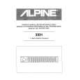 ALPINE 3331 Owner's Manual cover photo