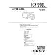 SONY ICF-990L Service Manual cover photo