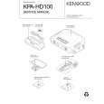 KENWOOD KPAHD100 Service Manual cover photo