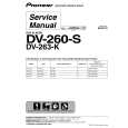 PIONEER DV-260-K Service Manual cover photo