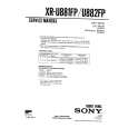 SONY XRU881FP Service Manual cover photo