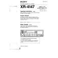 SONY XR-4147 Owner's Manual cover photo