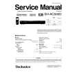 TECHNICS SHAC500D Service Manual cover photo