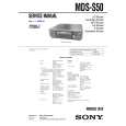 SONY MDSS50 Service Manual cover photo