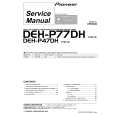 PIONEER DEH-P77DH/XN/UC Service Manual cover photo
