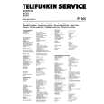 TELEFUNKEN RT200 Service Manual cover photo