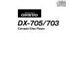 ONKYO DX703 Owner's Manual cover photo