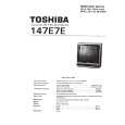 TOSHIBA 147E7E Service Manual cover photo