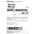 PIONEER AVIC-880DVD Service Manual cover photo