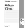 PIONEER XV-DV33/MAMXQ Owner's Manual cover photo