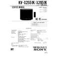 SONY KVX2551K Service Manual cover photo