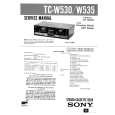 SONY TCW530 Service Manual cover photo