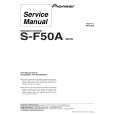 PIONEER S-F50A/XDCN Service Manual cover photo