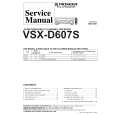 PIONEER VSXD607S Service Manual cover photo