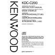 KENWOOD KDCC200 Owner's Manual cover photo