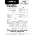 HITACHI RAC10SH4 Service Manual cover photo