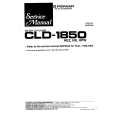 PIONEER CLD-1700 Service Manual cover photo